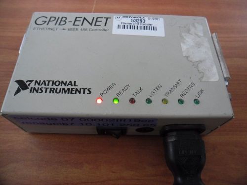 National Instruments GPIB-ENET Ethernet IEEE 488 Controller
