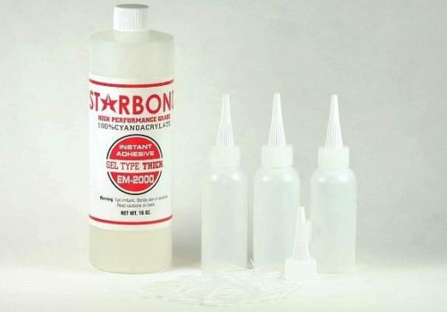 Starbond - EM-2000 Gel Type Thick - Cyanoacrylate Super Glue, 16 oz