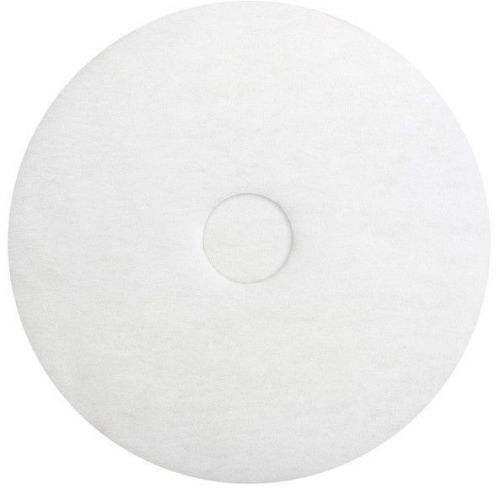 20 Inch White Floor Pads by ETC, Case of Five (5)