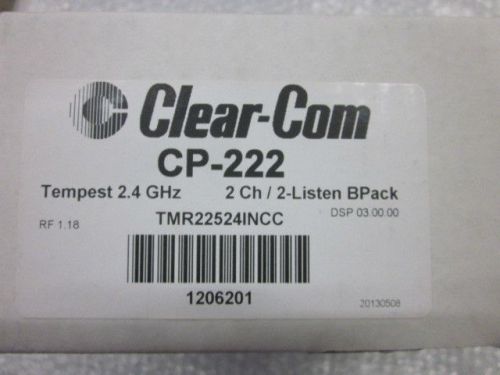 Clear-Com CP-222 2-Channel Tempest2400 Wireless BeltStation.