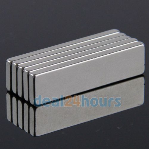 5pcs strong block cuboid magnets 40 x 10 x 3 mm rare earth neodymium n35 grade for sale