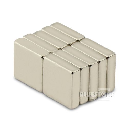 Lot 10pcs Mini Strong Cuboid Block Magnets 10 x 10x 3mm Rare Earth Neodymium N50