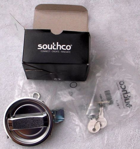 Southco recessed flush mount cup cam latch #01-33-11 j240888 nos with 2 keys for sale