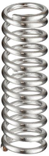 Silver-coated beryllium copper compression spring .345&#034; od x .045&#034; wire size x 1 for sale