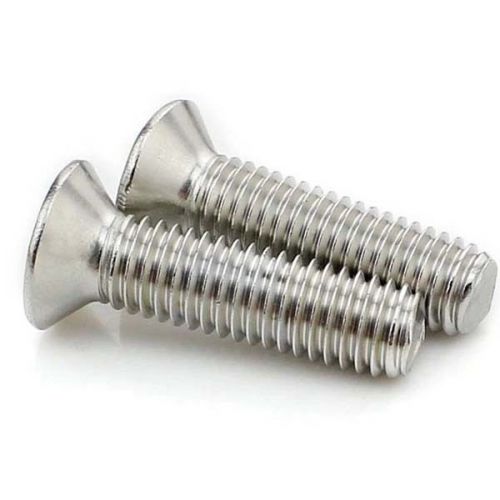 Machine Screws Phillips Flat Head Stainless Steel 304 M3x12 Slotted Silver Black