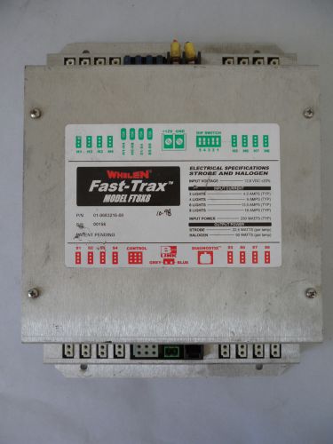 Used Whelen Fast-Trax Model FT8X8 P/N: 01-0683216-00 Power Supply