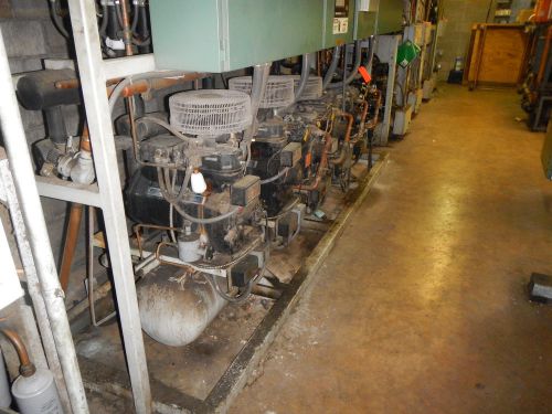 Hussman low/med refrigeration compressor racks mostly 20 hp compressors for sale