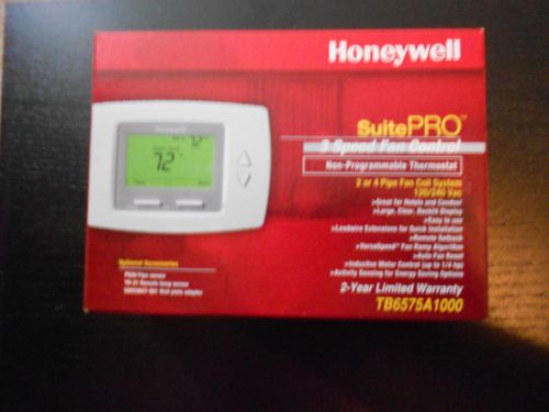 Honeywell 3-speed fan coil thermostat - tb6575a1000 for sale