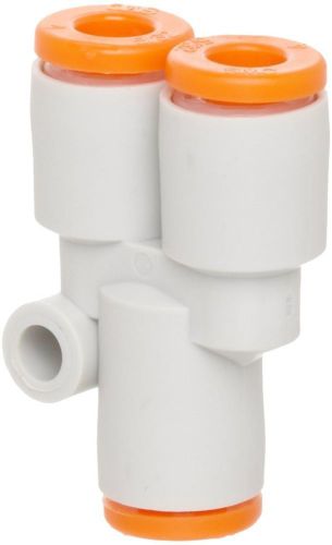 Smc kju03-00 pbt push-to-connect tube fitting, wye, 5/32&#034; tube od [misc.] for sale