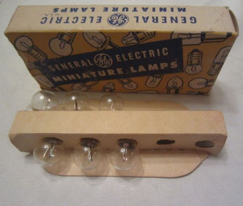 Box of 6 GE General Electric 405 GE405 Miniature Screw Base Lamps Light Bulbs