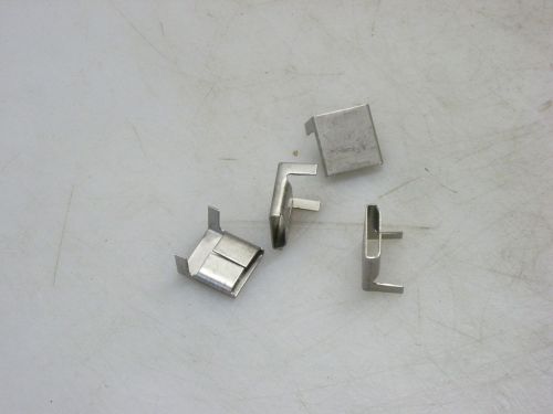 Lot of 50 3/4&#034; SS Wing Clip Seal