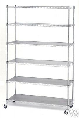 Chrome steel wire shelving for sale