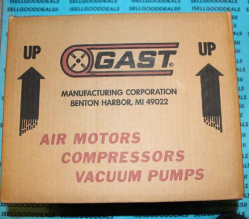 Gast 1531-107b-g289x rotary vane vacuum pump 220-240 vac 1/10 hp new for sale