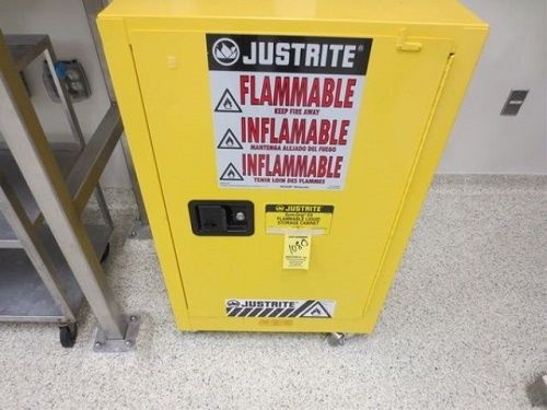Just-rite model 891220 12 gallon single door chemical flamable safety cabinet for sale