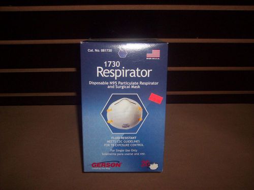 Dust Mask /  N95 N-95 PARTICULATE DUST MASK RESPIRATOR BOX OF 20 MASKS