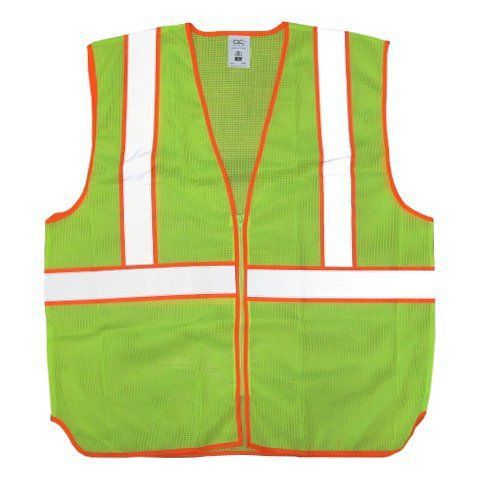 Large Lime Yellow Safety Vest
