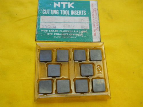 10 NEW SNG-434 INDEXABLE CERAMIC TOOL INSERTS NTK USA