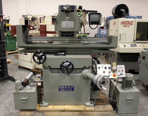 #sh-920 sharp 9&#034; x 20&#034; hydraulic surface grinder (new 1999) for sale