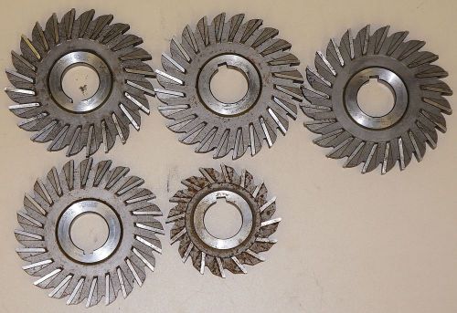 4pcs side mill cutter 4&#034;x3/8&#034;x1&#034; &amp; 2&#034;x3/8&#034;x1&#034; for sale