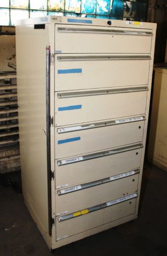 60&#034; h 7 # drawers lista 7 drawer tool cabinet for sale