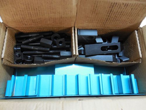 Gibraltar 52-pc t-slot step block clamp  set 5/8 - 11 thread machinist tooling for sale