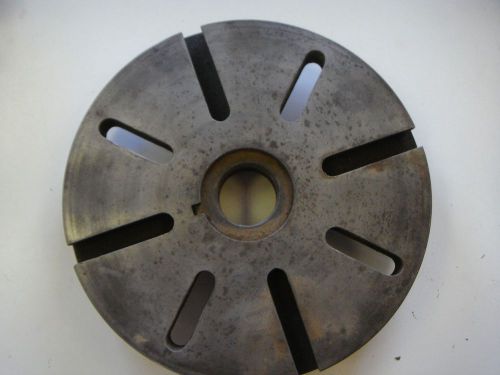 8-1/2&#034; lathe face plate w/ 1.375&#034; x 8 tpi mount 8.5&#034; faceplate for sale