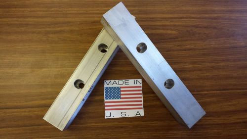 12&#039;&#039; x 2&#039;&#039; x 2&#039;&#039; Vise Jaw Pair-Reversible Aluminum for Kurt and most others-USA