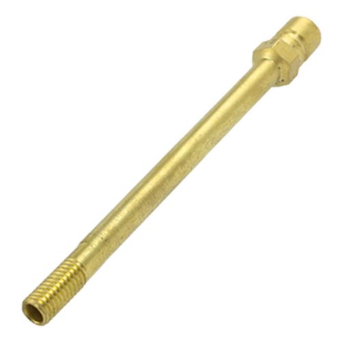Mold 6&#034; Length 3/8&#034; Male Thread Brass Pipe Nipple Quick Fitting Connector