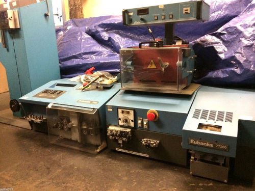 Eubanks 77200 auto programmable wire marker+8000 auto strip+64300 spark tester for sale