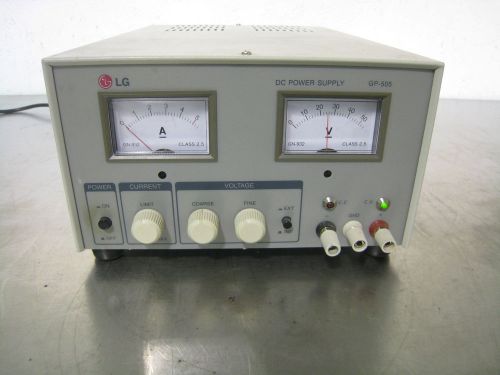 LG DC GP-505 Power Supply, 0-50 Volt, 0-5 Amp