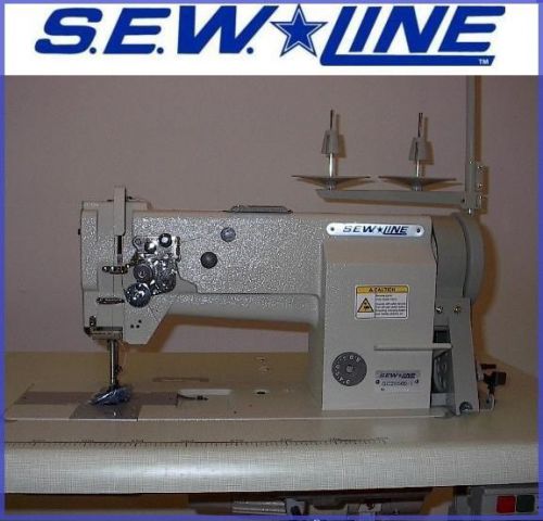 Sewline new  leather walking foot big bobbin +reverse industrial sewing machine for sale