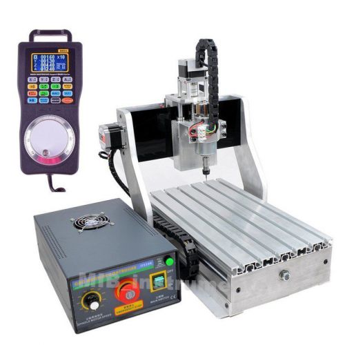 FULL SET 4 Axes CNC Engraver Machine Router CNC3020 +MHC2 mpg remote + tailstock