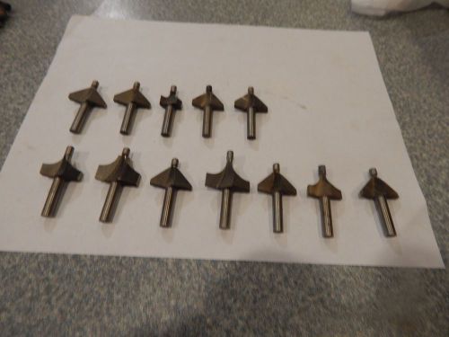 Router Bits for wood Lot of 12 Pcs.