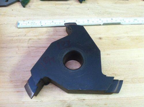 3-wing carbide insert Shaper Cutter 1-1/4 Bore head 133 step groove 1 5/8 cut