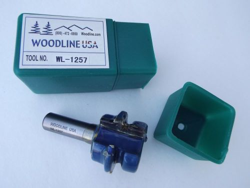 WOODLINE USA,WL-1257 Paralel Tonge &amp; Groove Bit,1/2 Shank,Router Bit Made in USA
