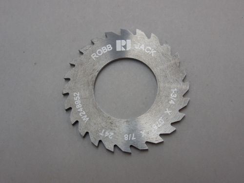 Robb jack carbide slitting saw 1-3/4 x .0781 x 7/8 24 tooth for sale