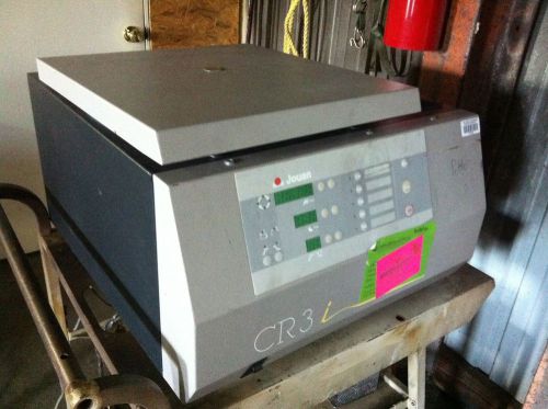 Jouan CR3i refrigerated all-purpose centrifuge, no rotor, imbalance error