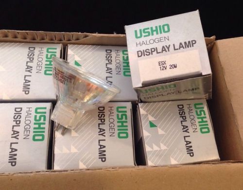 Ushio Display Halogen Display Lamp ESX 12v 20w Lot Of 16 Blubs