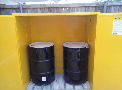 Vertical drum flammable cabinet (lab safety supply) for sale