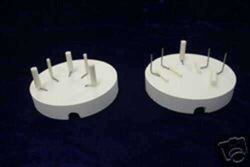 Set Of 2 Trays Plus 10 Metal Pins &amp; 5 Sleeves For Dental Lab Crowns