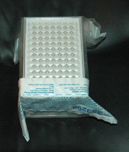 BD 353296 Falcon 96 Well White Opaque Tissue Culture Plate Flat Bottom 5 in bag