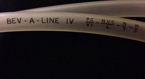 1/4&#034; id x 3/8&#034; od x 1/16&#034; wall bev-a-line iv tubing. approx. 10ft for sale