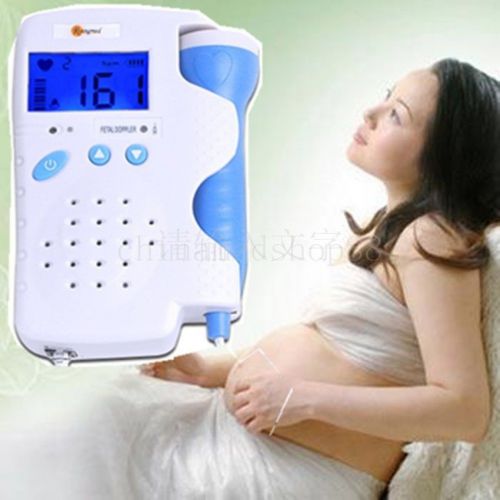 Fetal doppler 3mhz probe, baby heart monitor, backlight lcd, fda for sale