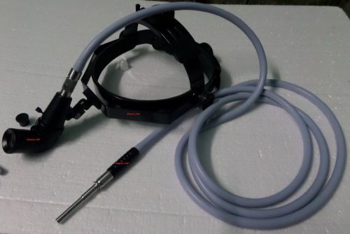 FiberOptic Cable with ENT Headlight Band Only, Cable has STORZ Connector