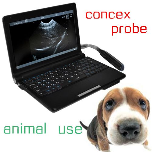 2014 Vet Ultrasound Scanner with convex probe external 3D Full Digital Laptop CE