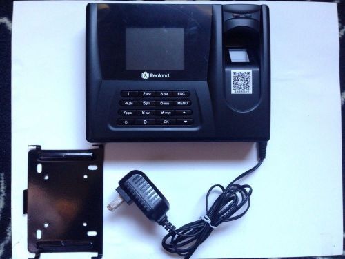 Fingerprint Time Recorder Employee Attendance Clock ID Card Realan Mint!!!