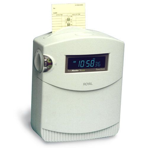 Royal tc100 top load electronic time clock - 17045d for sale