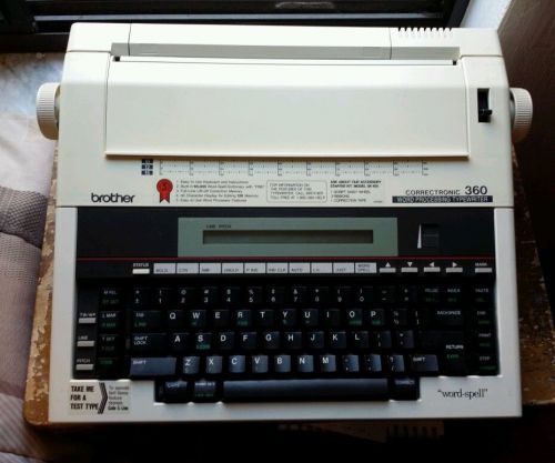 Vintage Brother Correctronic 360 Typewriter