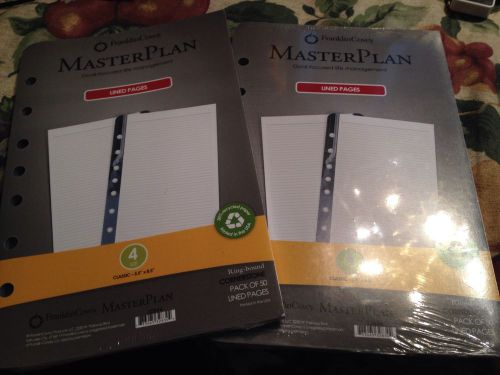 MasterPlan lined pages combo pack