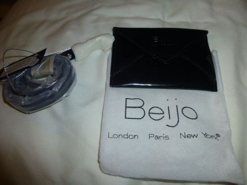 BEIJO soft business card case in BLACK, brand new